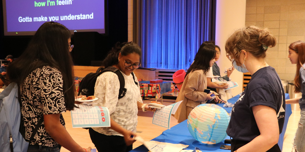 Students at Passport to Columbia