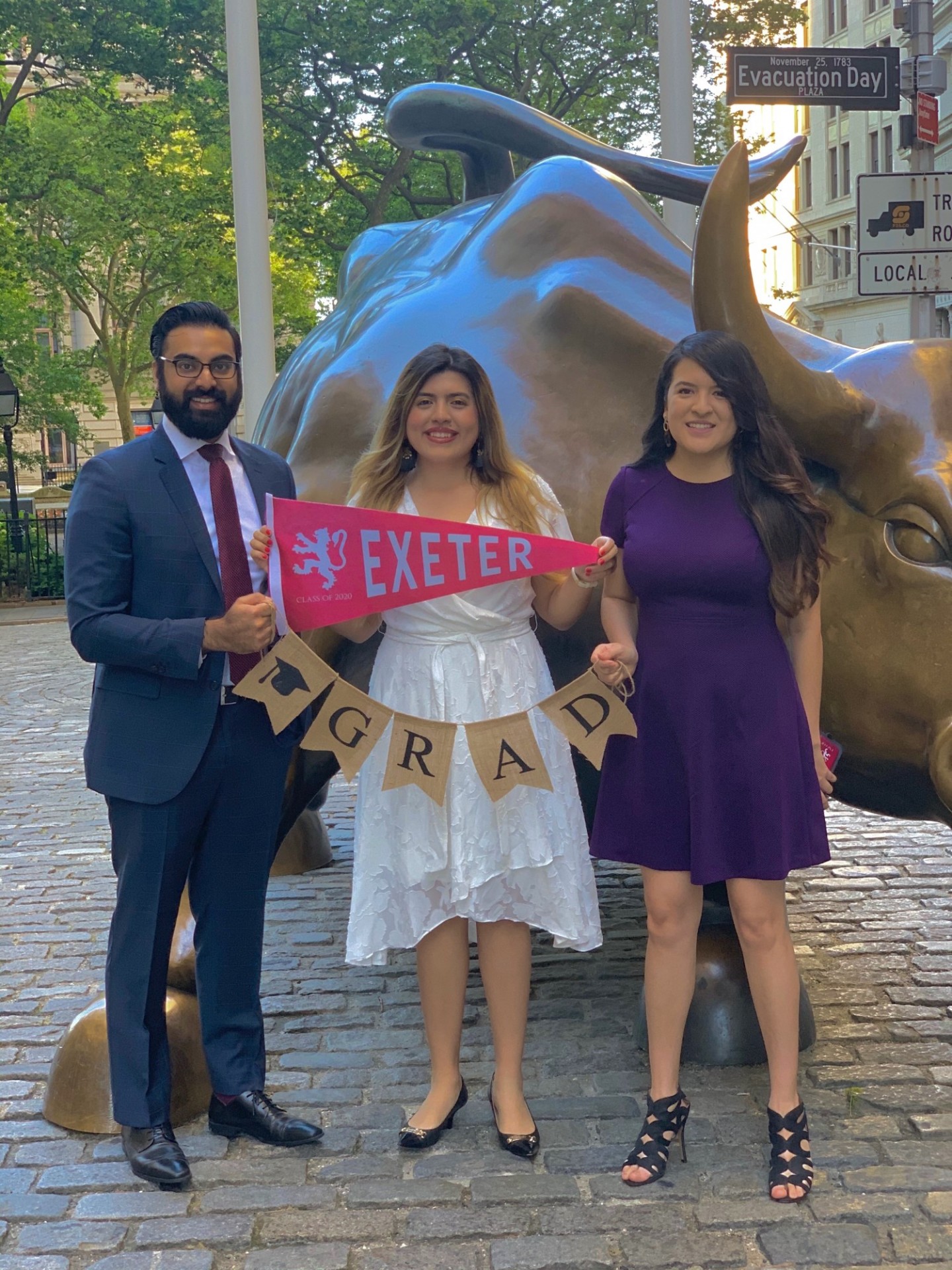 Johanna celebrating her graduation from Phillips Exeter Academy