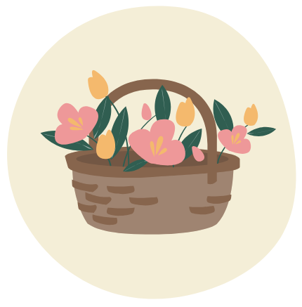 Basket of flowers