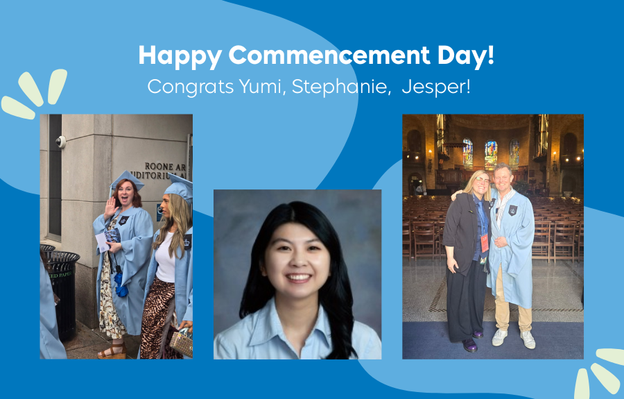 Pictures of Stephanie Busch, Yumi Otsu, and Jesper Norgaard