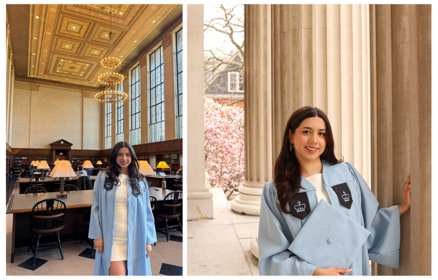 Rosa Figuera in her cap and gown