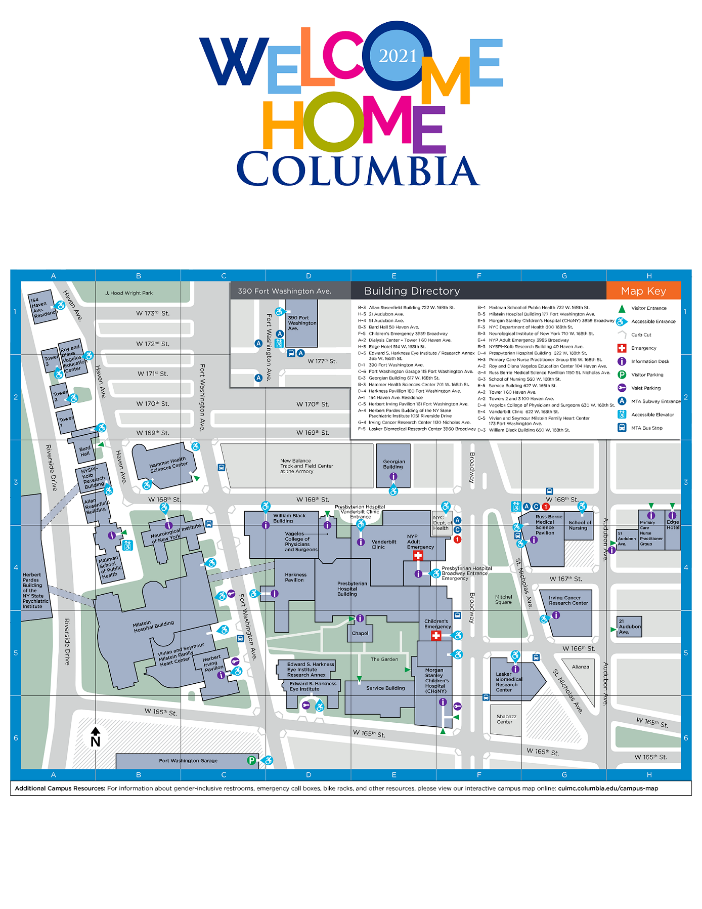 CUIMC Campus Map
