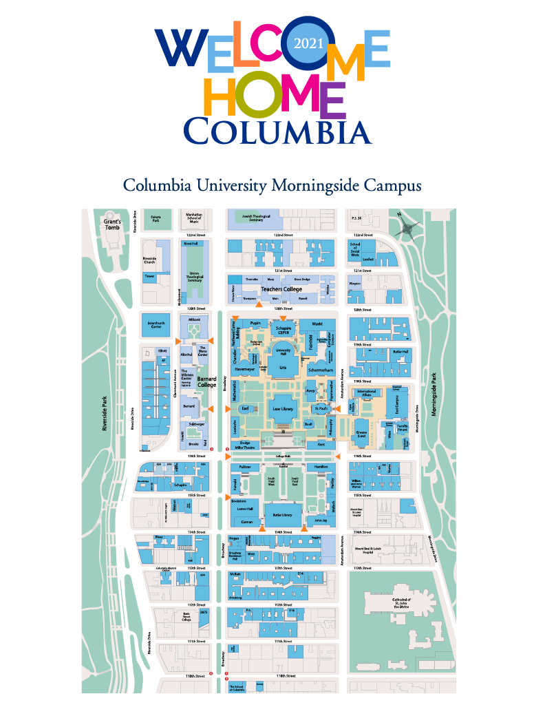 Columbia University Campus Map   WHC2021morningsidemap 