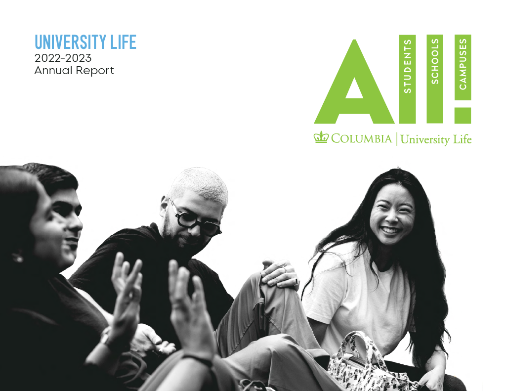 University Life Annual Report 2022-23 Cover Image