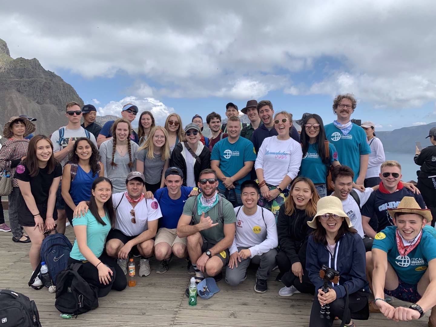 William Yuen Yee with Study Abroad Group