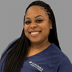 Photo of Rakeidra Davis-Hudson, a student at the Nursing School