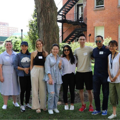 University Life Ambassadors on Philosophy Lawn 