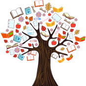 tree with books as leaves