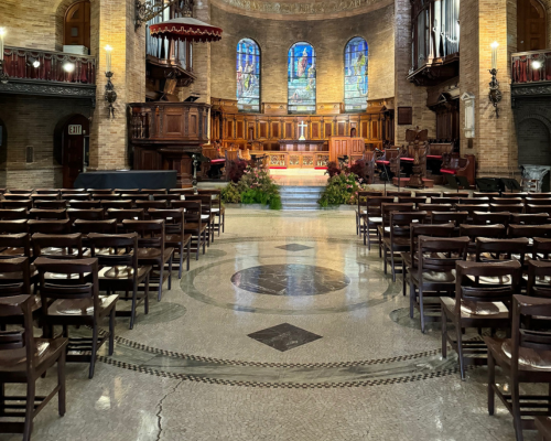 Interior of St. Paul's Chapel at Columbia University