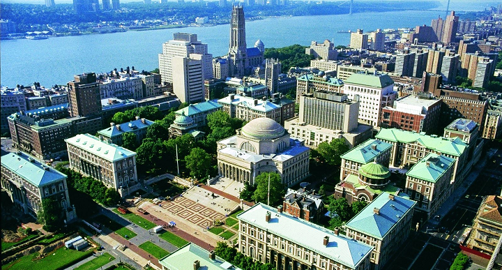 aerial of Columbia