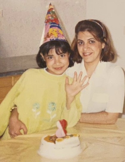 Sara Rashidi and her mom