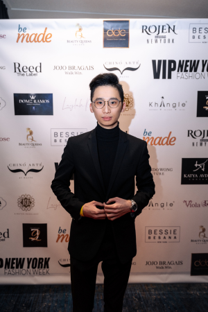 Jeremy at New York Fashion Week Jeremy in front of step and repeat at New York Fashion Week