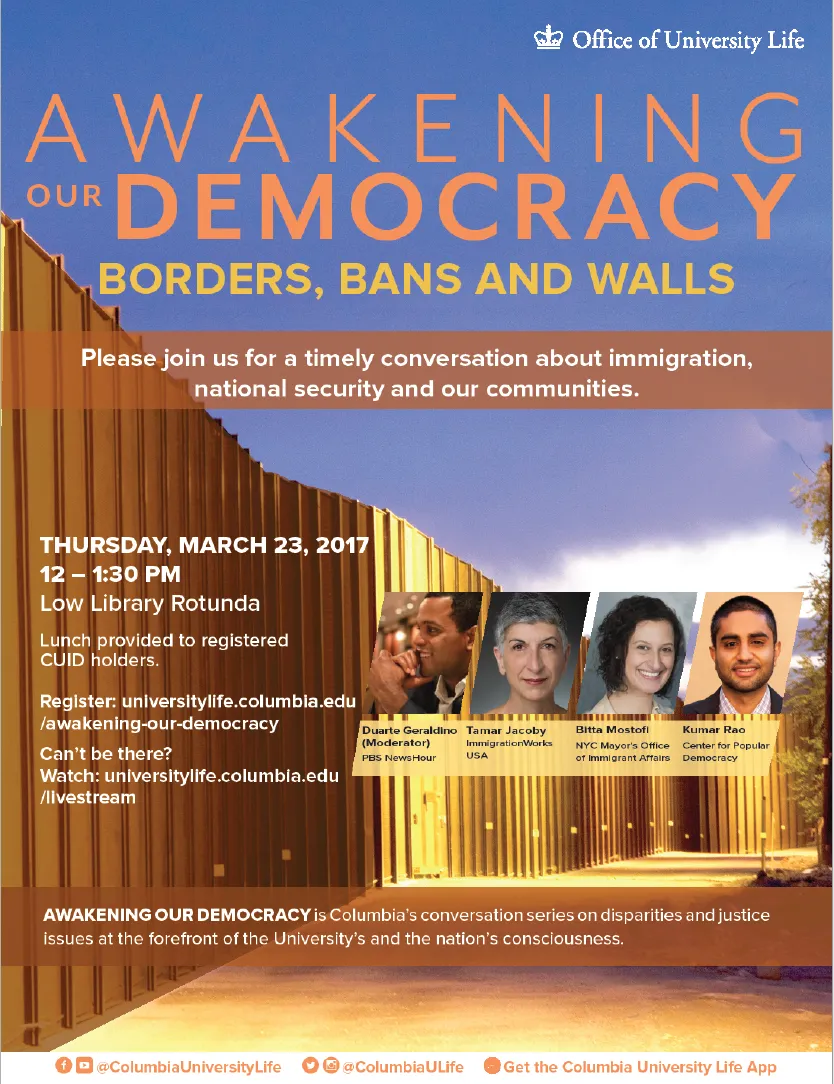 poster for event