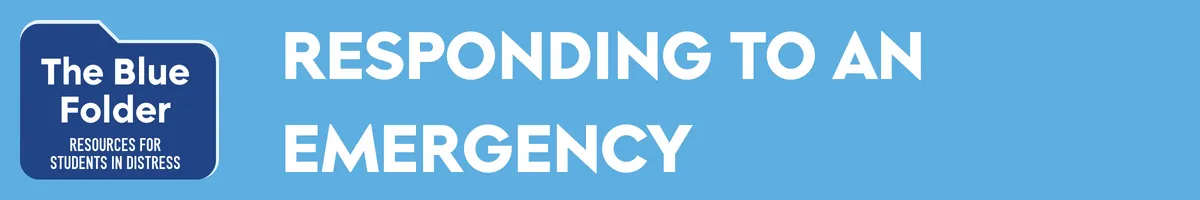 Responding to an Emergency