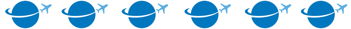 plane flying around a globe