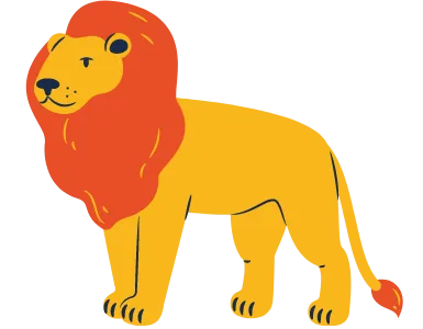 Illustration of a lion