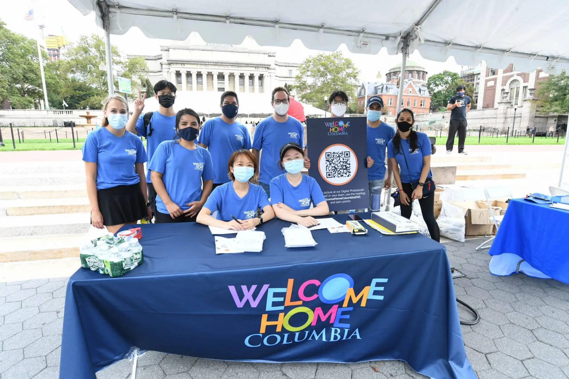 Students at Columbia Quest 2021