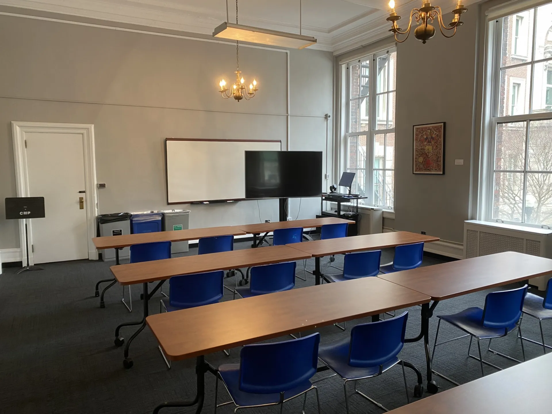 Earl Hall Schiff Room - Classroom Setup