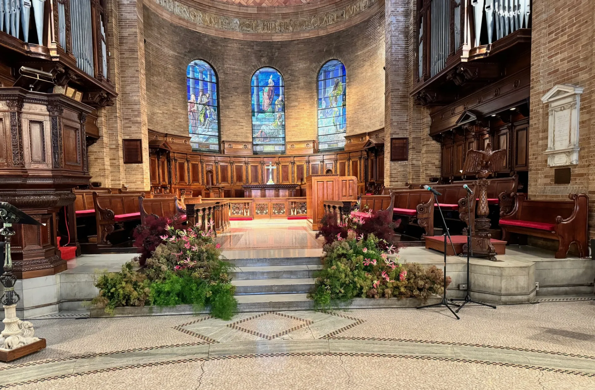 Interior of St. Paul's Chapel