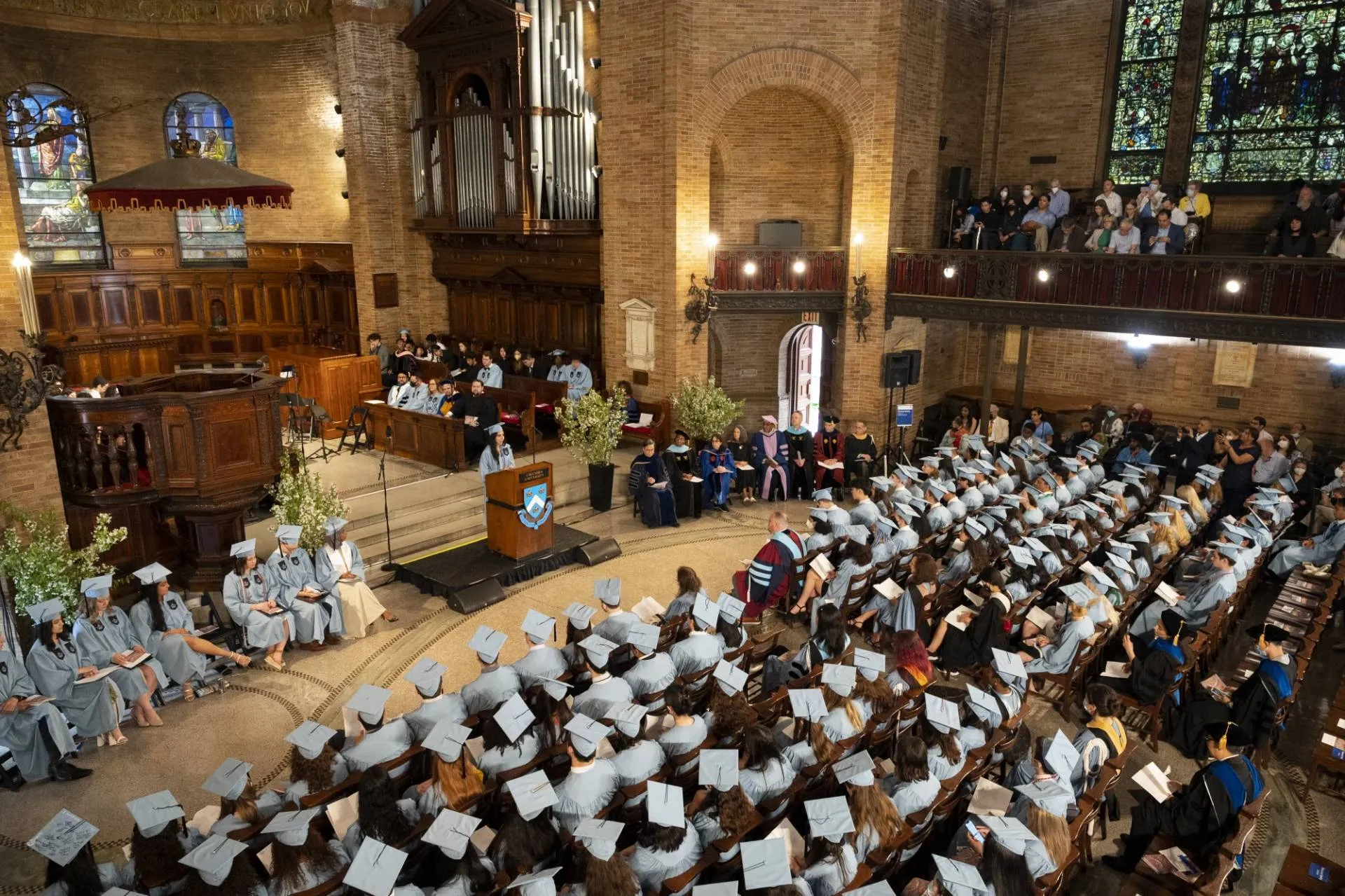 Photo of Baccalaureate Service at St. Paul's Chapel Nave