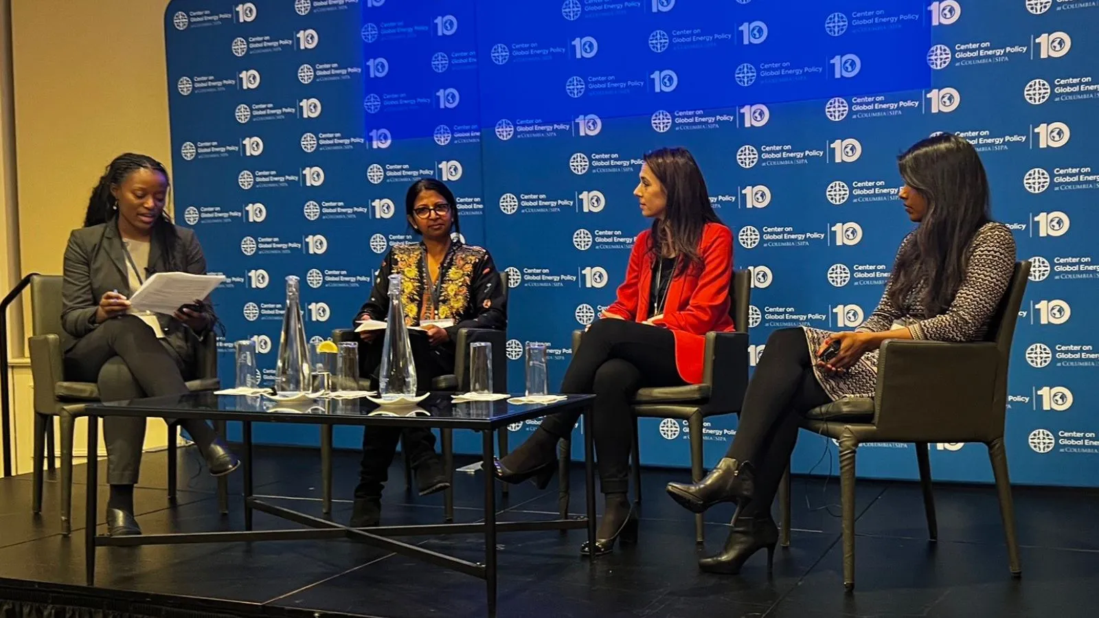 Daniela moderates a panel for the Center on Global Energy Policy