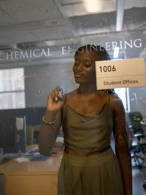 Daniela at the Chemical Engineering Student Offices