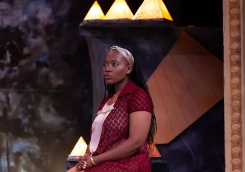 Tenneh on stage
